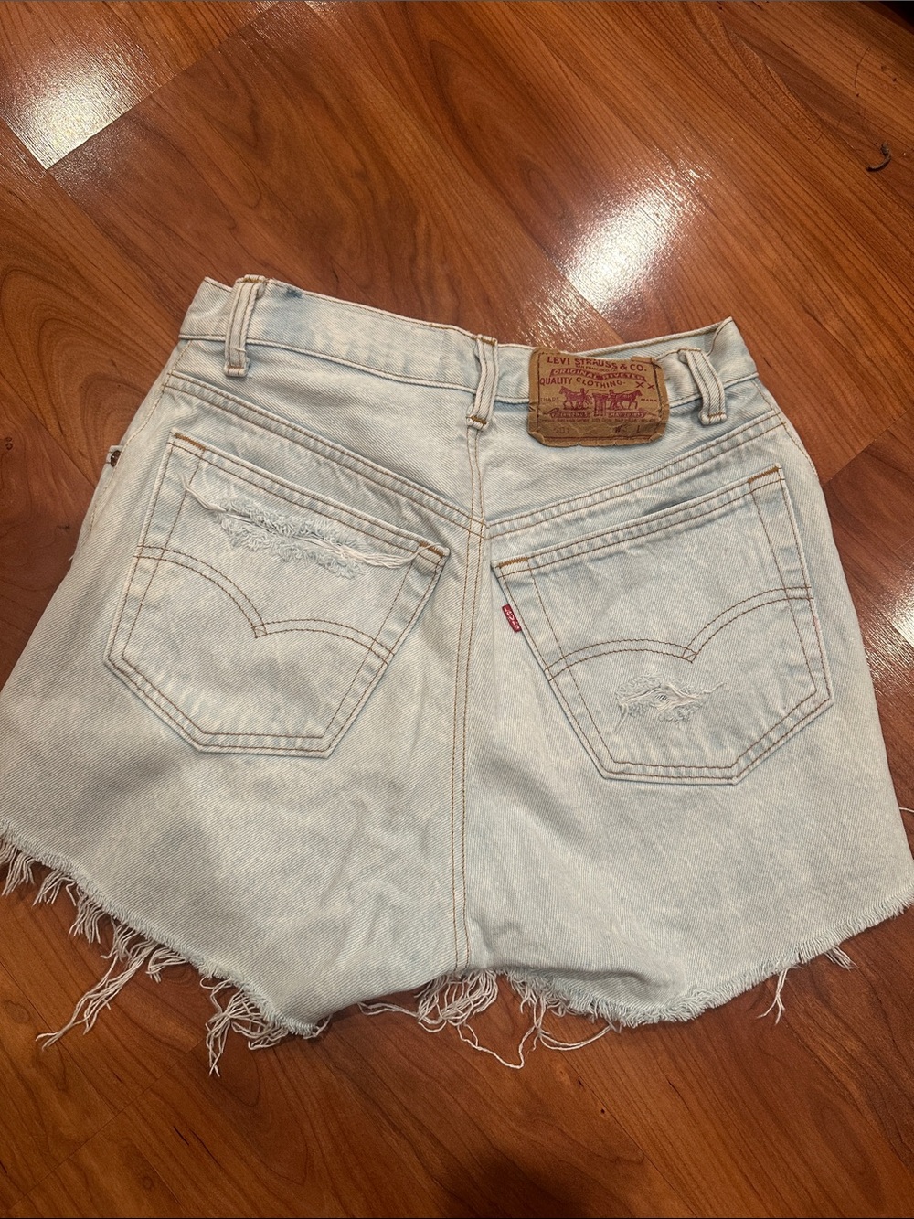 Vintage 501 Levi shorts by aligrace - super light wash, high-waisted